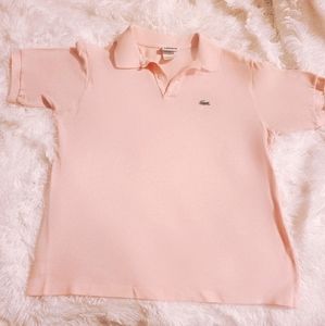 Pink Lacoste Shirt